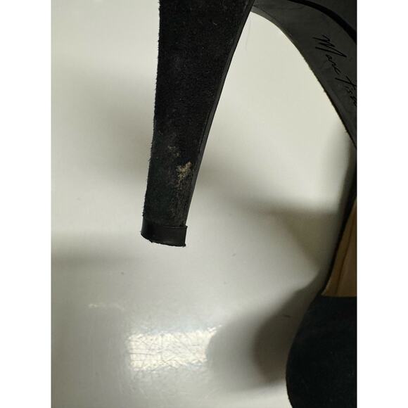 Marc Fisher Womens Shoes Sz 8 M Black Heels Rounded Toe Platform Pumps - Picture 7 of 7